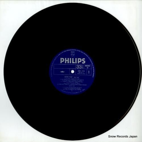 最希少‼︎! 12インチ EDITH PIAF エディットピアフ SP盤 蓄音機