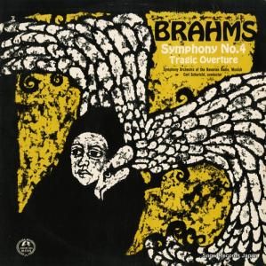 カール・シューリヒト - ブラームス:交響曲第4番ホ短調作品98 - SM-2249