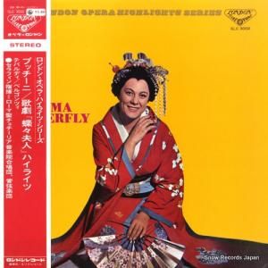 トゥリオ・セラフィン - プッチーニ:歌劇「蝶々夫人」ハイライツ - SLC3002