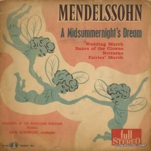 カール・シューリヒト - メンデルスゾーン:真夏の夜の夢 - SM-968