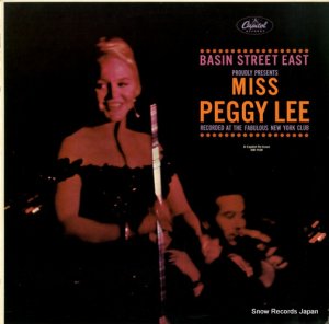 ڥ꡼ - basin street east proudly presents miss peggy lee - SM-1520