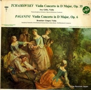 イヴリー・ギトリス/ブロニスワフ・ギンペル - tchaikovsky; violin concerto in d major op.35 - STPL513.080