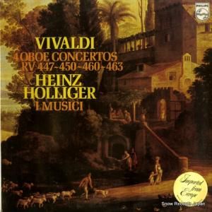 ハインツ・ホリガー - vivaldi; 4 oboe concertos rv 447-450-460-463 - 9500044
