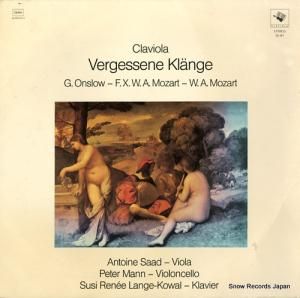 ANTOINE SAAD - claviola vergessene klange - CLVLP1