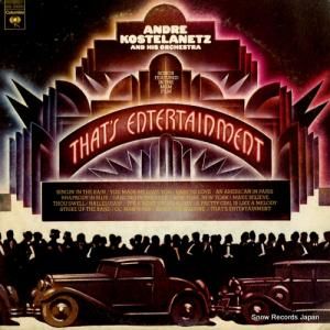 アンドレ・コステラネッツ - songs featured in the mgm film that's entertainment - KG33065