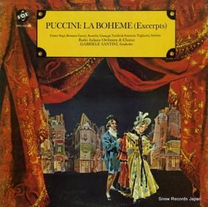 ガブリエーレ・サンティーニ - puccini; la boheme (excerpts) - STPL518.240