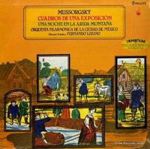 メキシコシティ・フィルハーモニー管弦楽団 mussorgsky; cuadros de una exposicion UM3703