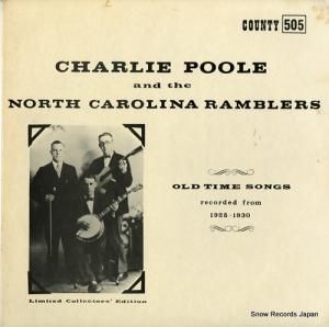 㡼꡼סΡ饤ʡ֥顼 charlie poole and the north carolina ramblers COUNTY505