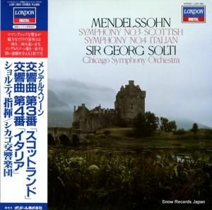 ゲオルグ・ショルティ メンデルスゾーン:交響曲第3番「スコットランド」 L28C-1965