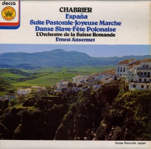 ͥȡ󥻥 chabrier; espana/suite pastorale-joyeuse marche JB10