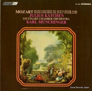 ꥢå mozart; piano concerto no.20/no.25 CS6532