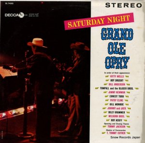 V/A saturday night - greand ole opry DL74303