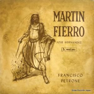 ե󥷥ڥȥ jose hernandez: martin fierro MH-401