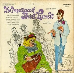 WILDE, OSCAR the importance of being earnest TRS329