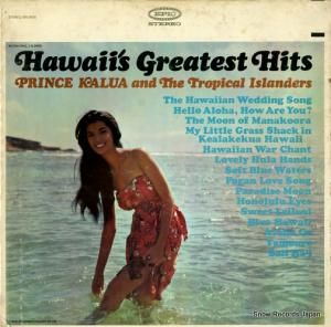 プリンス・カルーア・アンド・ザ・トロピカル・アイランダース hawaii's greatest hits BN26055