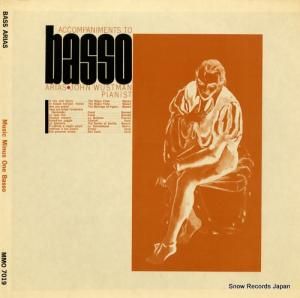 ジョン・ワストマン - accompaniments to basso arias - MMO7019