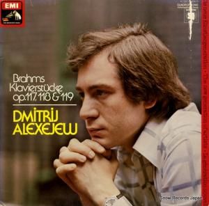DMITRIJALEXEJEW brahms; klavierstucke op.117, 118 & 119 1C057-02829Q