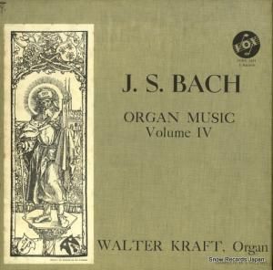 륿ե bach ; organ music vol.4 SVBX5444