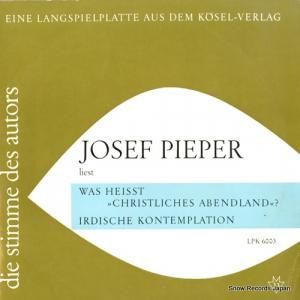 V/A - pieper; was heisst "christliches abendland"? - LPK6003