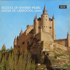 ꥷǡ recital of spanish music SXL6467