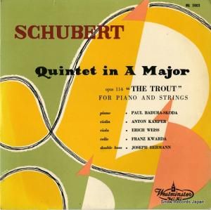 V/A - シューベルト:五重奏曲イ長調作品114「鱒」 - ML5003