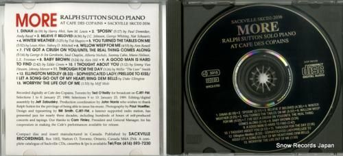 CD: ラルフ・サットン -