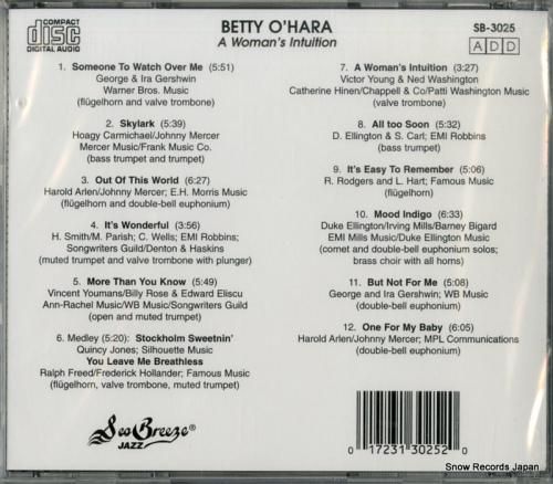 CD: ベティ・オハラ - a