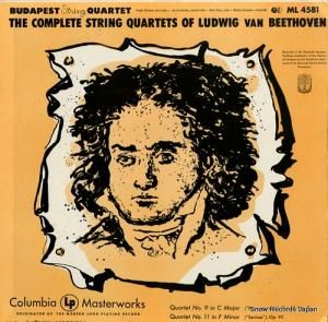 ブダペスト弦楽四重奏団 - beethoven; quartet no.9 "rasoumovsky" - ML4581