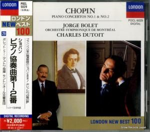 CD: ホルヘ・ボレット - ショパン:ピアノ協奏曲第1・2番 - POCL-5029