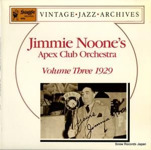 ジミー・ヌーン - jimmie noone's apex club orchestra (volume 3, 1929) - SWAGGIE843