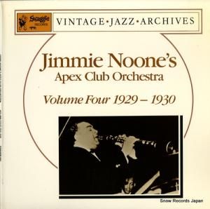 ジミー・ヌーン - jimmie noone's apex club orchestra (volume 4, 1929-1930) - SWAGGIE844