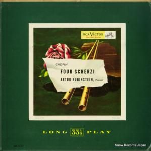 アルトゥール・ルービンシュタイン - chopin; four scherzi - LM1132
