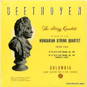 ϥ󥬥ꥢڻͽ - beethoven; quartet no.13, no.17 "grosse fuge" - 33CX1405