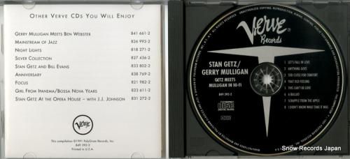 CD: スタン・ゲッツ&ジェリ