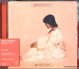 CD: レスリー・ダンカン - メイビー・イッツ・ロスト - CMYK-6339
