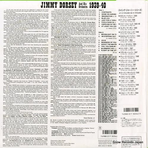 ジミー・ドーシー - 1939