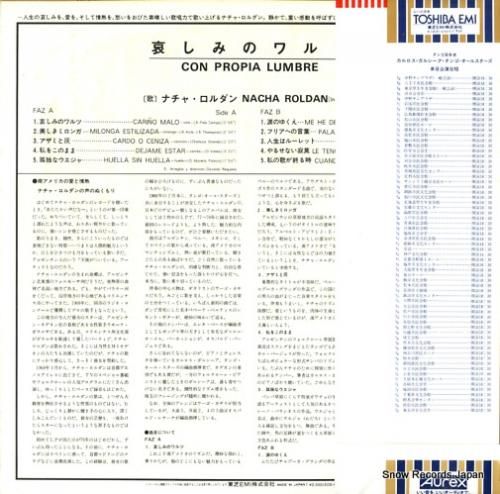 ナチャ・ロルダン - 哀しみの