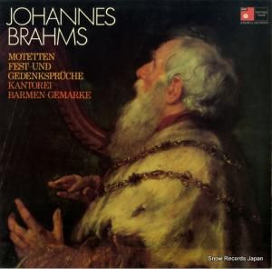 ȥ饤֥졼ᥲޥ륱 - brahms; montetten fest-und gedenkspruche - 2021016-2