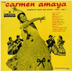 カルメン・アマヤ - flamencan songs and dances vols.1 and 2 - DL8027