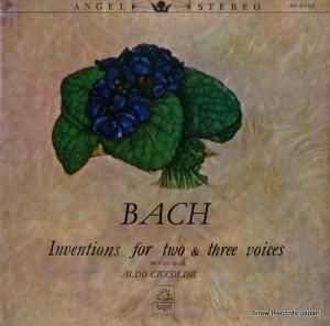 アルド・チッコリーニ - バッハ:二声部と三声部のためのインヴェンション - AA-8166