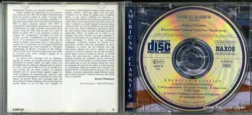 CD: サミュエル・バーバー