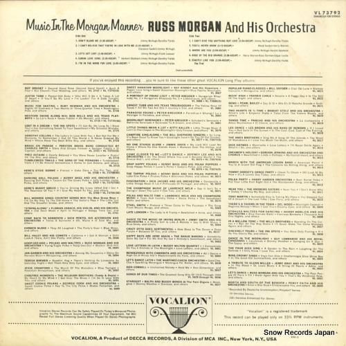 ラス・モーガン - music