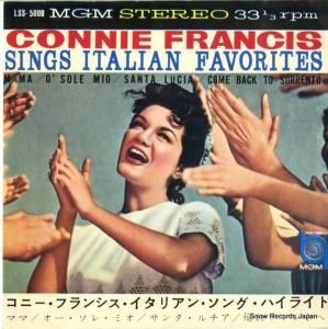 コニー・フランシス イタリアン・ソング・ハイライト LSS-5008