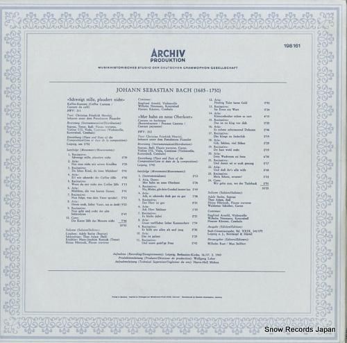 クルト・トーマス - バッハ: