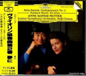 CD: 小澤征爾/アンネ=ゾフィー・ムター - バルトーク:ヴァイオリン協奏曲第2番 - POCG-1479