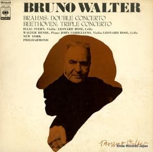 ブルーノ・ワルター - ブラームス:ヴァイオリンとチェロのための二重協奏曲イ短調作品102 - SOCF129