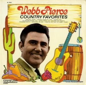 ウェッブ・ピアース - country favorites - VL73911