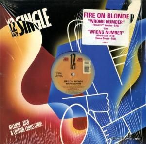 FIRE ON BLONDE - worng number - 0-86671
