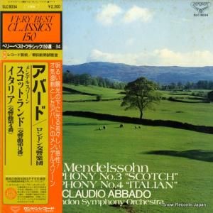 クラウディオ・アバド - メンデルスゾーン:交響曲第3番イ短調作品56「スコットランド」 - SLC8034