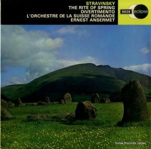 ͥȡ󥻥 - stravinsky; the rite of spring / divertimento - ECS537